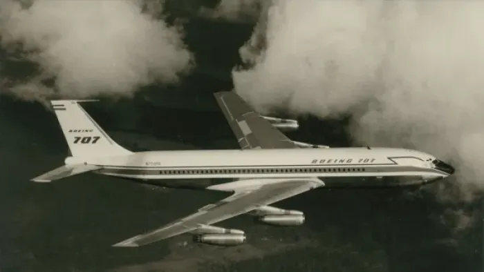 Framed Print : The first Boeing 707-121 N708PA Framed Print : The first Boeing 707-121 N708PA