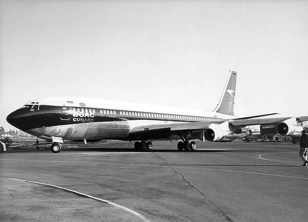 The first Boeing 707-320C freighter for BOAC