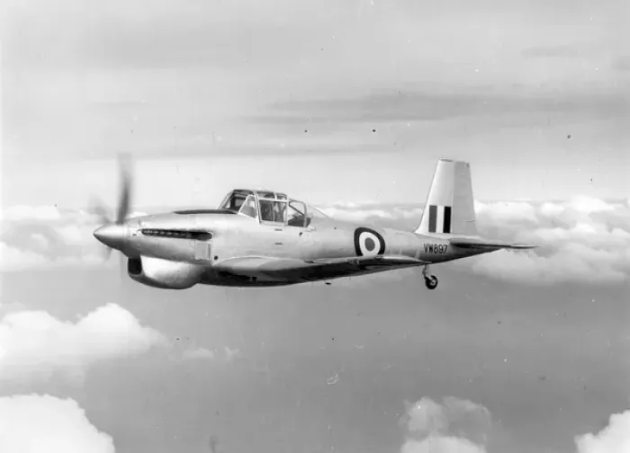 Framed Print : The first Boulton Paul Balliol T2 VW897 Framed Print : The first Boulton Paul Balliol T2 VW897