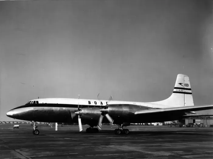 Framed Print : The first Bristol Britannia G-ALBO Framed Print : The first Bristol Britannia G-ALBO