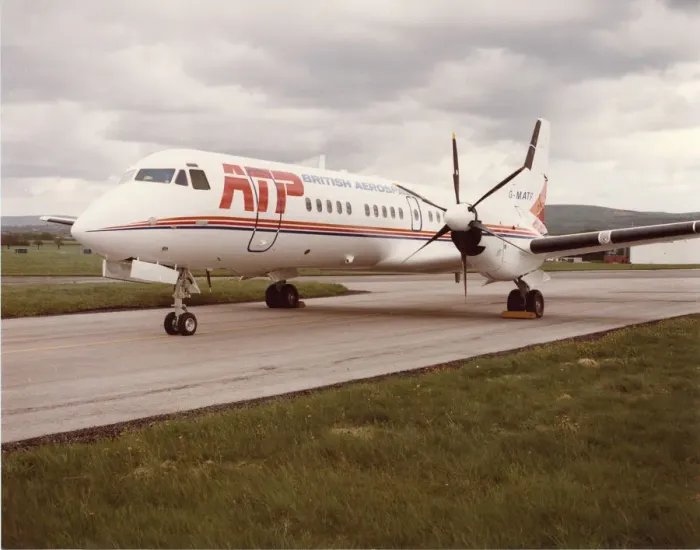 Framed Print : The first British Aerospace ATP, G-MATP Framed Print : The first British Aerospace ATP, G-MATP