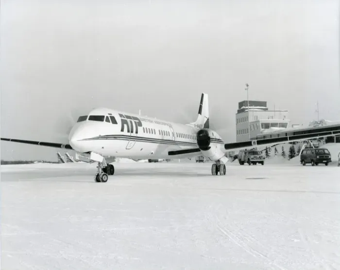 Framed Print : First British Aerospace ATP, G-MATP, at Rovaniemi, Finland Framed Print : First British Aerospace ATP, G-MATP, at Rovaniemi, Finland