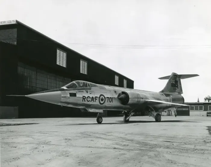 Framed Print : The first Canadair CF-104 Starfighter, 12701, for the RCAF Framed Print : The first Canadair CF-104 Starfighter, 12701, for the RCAF