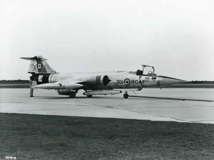 Framed Print : The first Canadair CF-104 Starfighter, 12701, for the RCAF