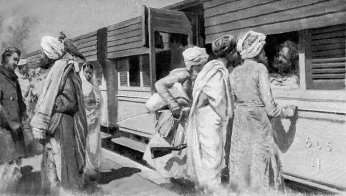 Framed Print : First Class / India / 1894 Framed Print : First Class / India / 1894
