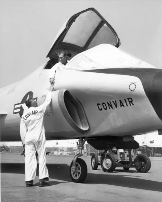 Framed Print : The first Convair TF-102A Delta Dagger 54-1351 Framed Print : The first Convair TF-102A Delta Dagger 54-1351