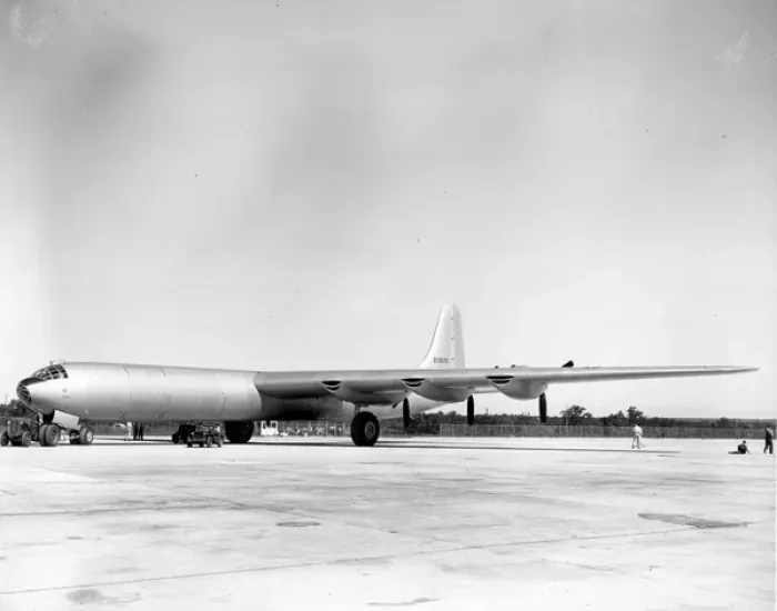 Framed Print : The first Convair XB-36 42-13570 before test flights Framed Print : The first Convair XB-36 42-13570 before test flights
