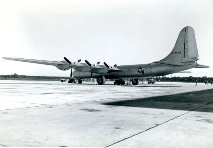 Framed Print : The first Convair XB-36, 42-13570, before test flights h? Framed Print : The first Convair XB-36, 42-13570, before test flights h?