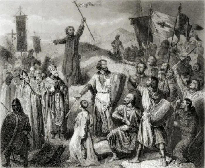 Framed Print : First Crusade. Taking of Jerusalem, 14th July Framed Print : First Crusade. Taking of Jerusalem, 14th July