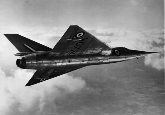 Framed Print : The first Fairey Delta 2 WG774 Framed Print : The first Fairey Delta 2 WG774