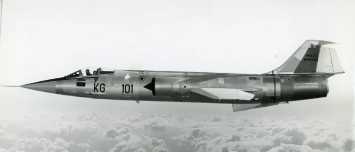 Framed Print : The first Fokker-built F-104G Starfighter for the Luftwa? Framed Print : The first Fokker-built F-104G Starfighter for the Luftwa?