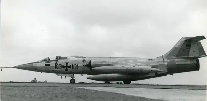 Framed Print : The first Fokker-built F-104G Starfighter for the Luftwa?