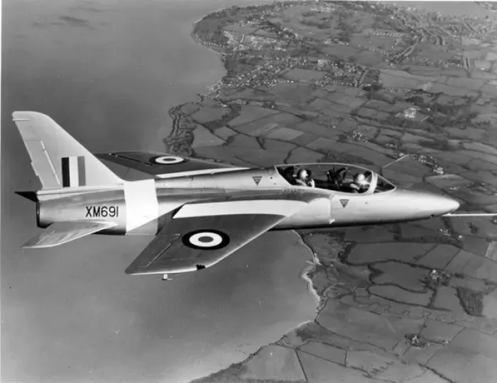 Framed Print : The first Folland Fo144 Gnat T1 XM691