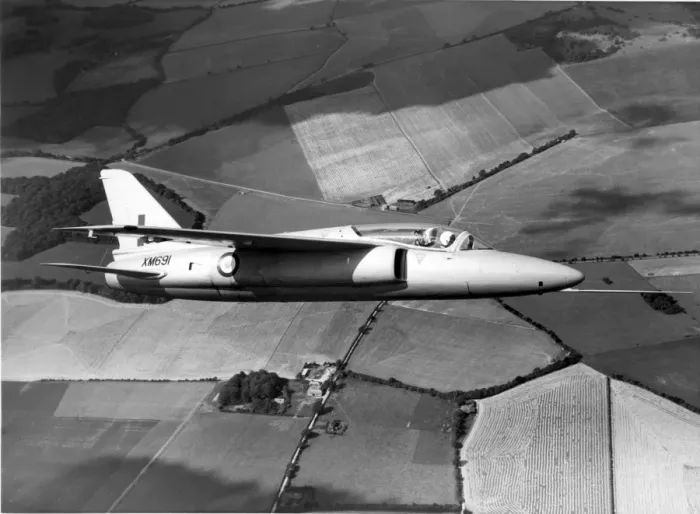 Framed Print : The first Folland Fo144 Gnat T1 XM691 Framed Print : The first Folland Fo144 Gnat T1 XM691