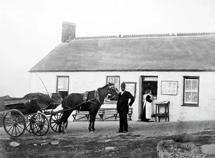 Framed Print : The first and last house in England at Lands End, Cornwall Framed Print : The first and last house in England at Lands End, Cornwall