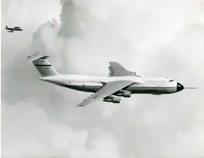 Framed Print : The first Lockheed C-5A Galaxy, 66-8303, with a Lockheed? Framed Print : The first Lockheed C-5A Galaxy, 66-8303, with a Lockheed?