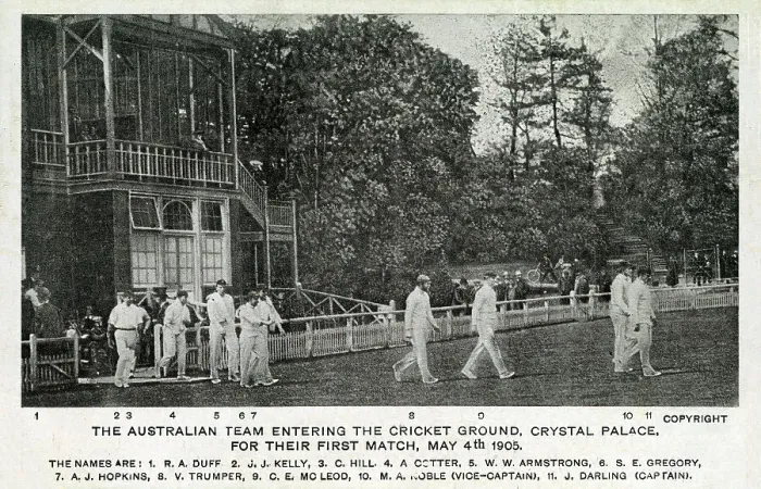 Framed Print : First match of Australian Tour of England in 1905 Framed Print : First match of Australian Tour of England in 1905