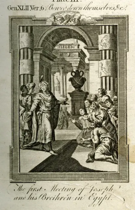Framed Print : First meeting of Joseph and his brothers in Egypt Framed Print : First meeting of Joseph and his brothers in Egypt