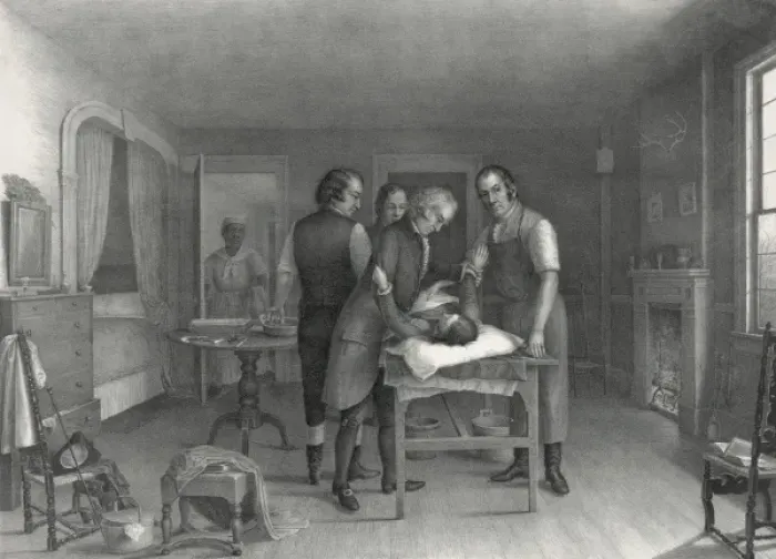 Framed Print : First ovariotomy Framed Print : First ovariotomy