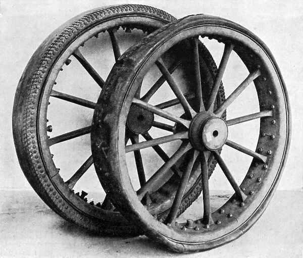 The first pneumatic tyres ever made