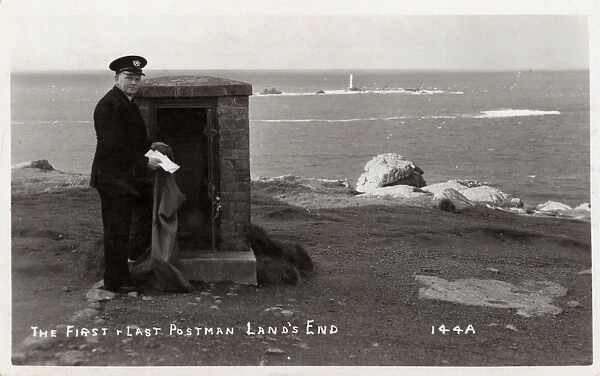 The First and Last Postman - Lands End, Cornwall