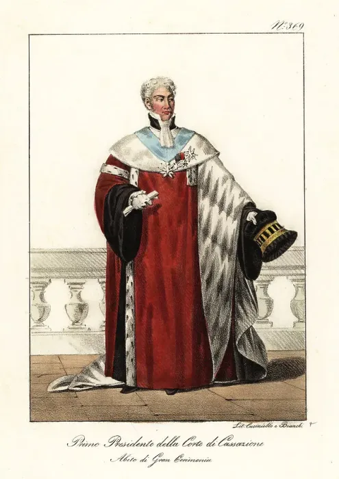 Framed Print : First President of the French Court of Cassation Framed Print : First President of the French Court of Cassation
