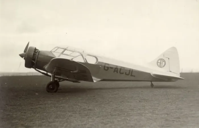 Framed Print : The first production Airspeed AS5 Courier, G-ACJL Framed Print : The first production Airspeed AS5 Courier, G-ACJL