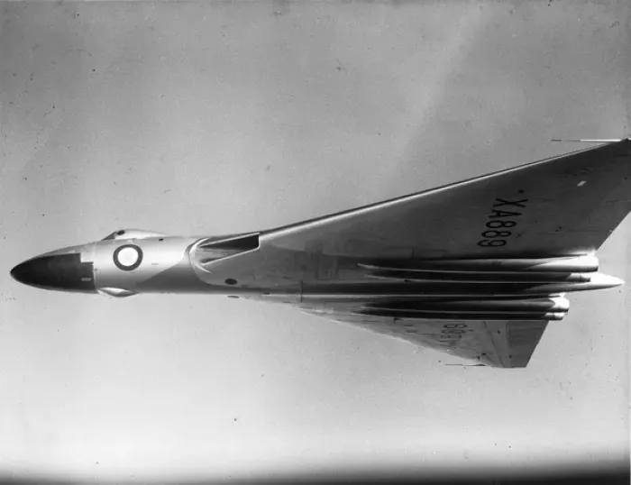 Framed Print : The first production Avro Vulcan B1 XA889 Framed Print : The first production Avro Vulcan B1 XA889