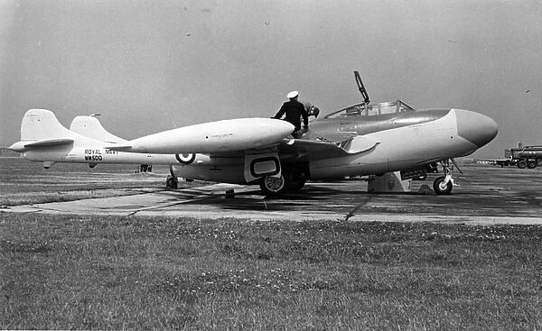The first production de Havilland Sea Venom FAW20 WM500