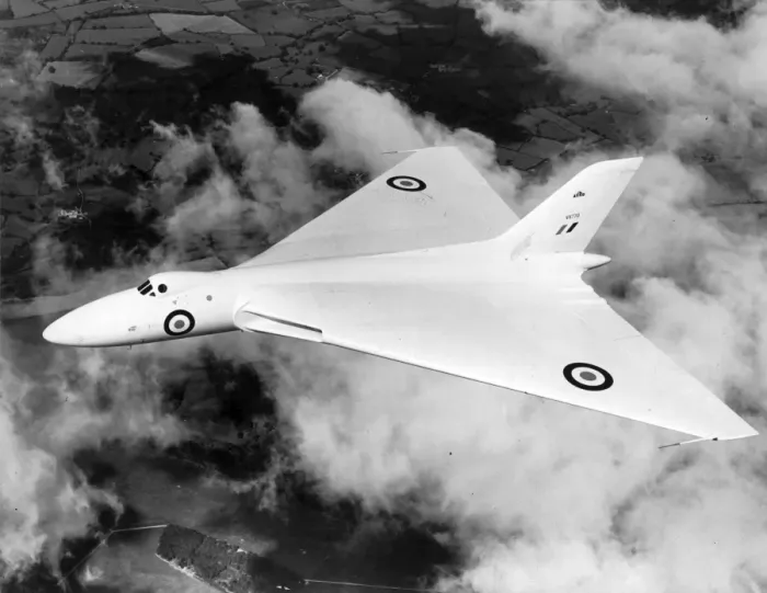 Framed Print : The first prototype Avro Vulcan VX770 Framed Print : The first prototype Avro Vulcan VX770