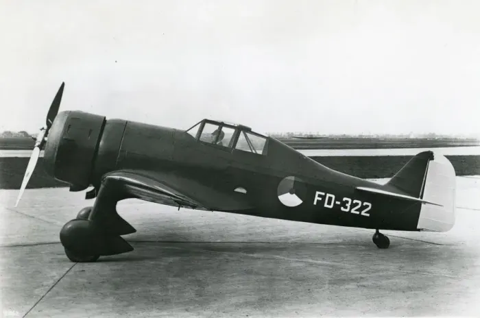 Framed Print : First prototype Fokker DXXI, FD-322 Framed Print : First prototype Fokker DXXI, FD-322