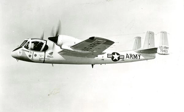 The first prototype Grumman YAO-1A Mohawk, 57-6463, of t?