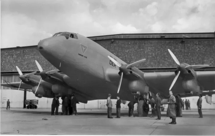 Framed Print : The first prototype Junkers Ju90V1 D-aLU