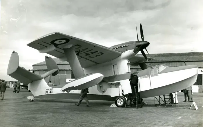 Framed Print : The first prototype Supermarine Seagull ASR1, PA143, at ? Framed Print : The first prototype Supermarine Seagull ASR1, PA143, at ?