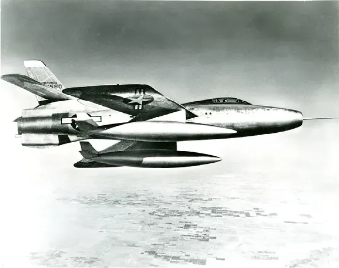 Framed Print : The first Republic XF-91 Thunderceptor, 46-680 Framed Print : The first Republic XF-91 Thunderceptor, 46-680