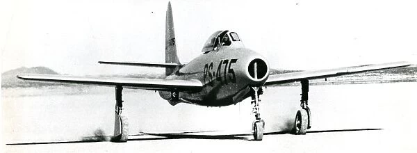 The first Republic XP-84 Thunderjet, 45-59475