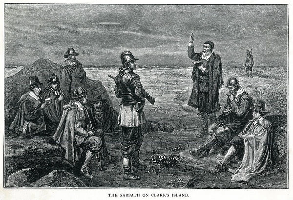 The First Sabbath on Clarks Island