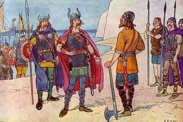 The first Saxons in Britain