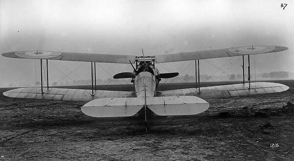 The first Sopwith 2FR2 Bulldog Two-bay form Rear view