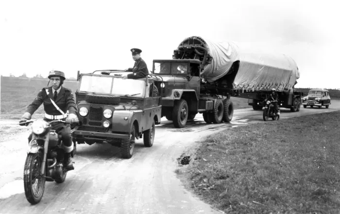 Framed Print : The first Thor missile for the RAF Framed Print : The first Thor missile for the RAF