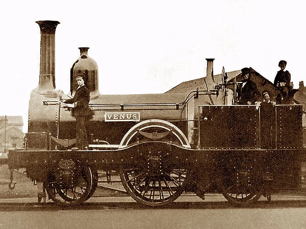 The first train to arrive at Altrincham, Victorian period