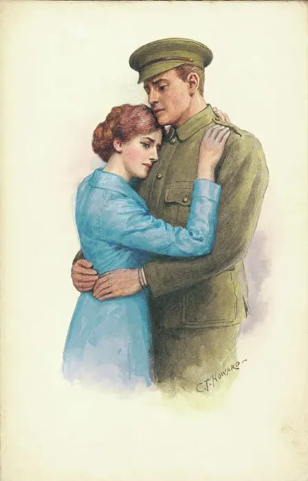Framed Print : First World War Patriotic / Sentimental Postcard Framed Print : First World War Patriotic / Sentimental Postcard