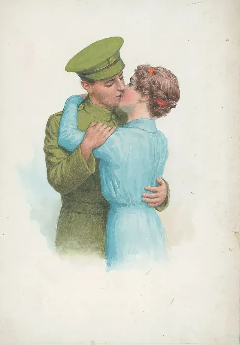 Framed Print : First World War Patriotic / Sentimental Postcard Framed Print : First World War Patriotic / Sentimental Postcard