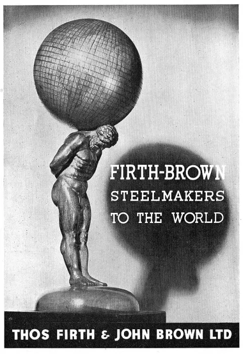 Framed Print : Firth-Brown Steelmakers 1942 Advert Framed Print : Firth-Brown Steelmakers 1942 Advert