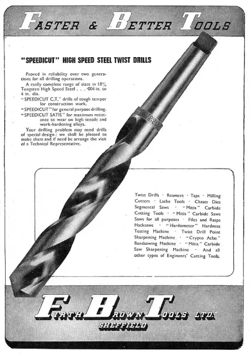 Framed Print : Firth Brown Tools - Twist Drills Framed Print : Firth Brown Tools - Twist Drills
