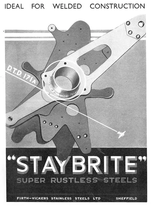 Framed Print : Firth Stainless Steels: DTD 171a Super Rustless Steel Framed Print : Firth Stainless Steels: DTD 171a Super Rustless Steel