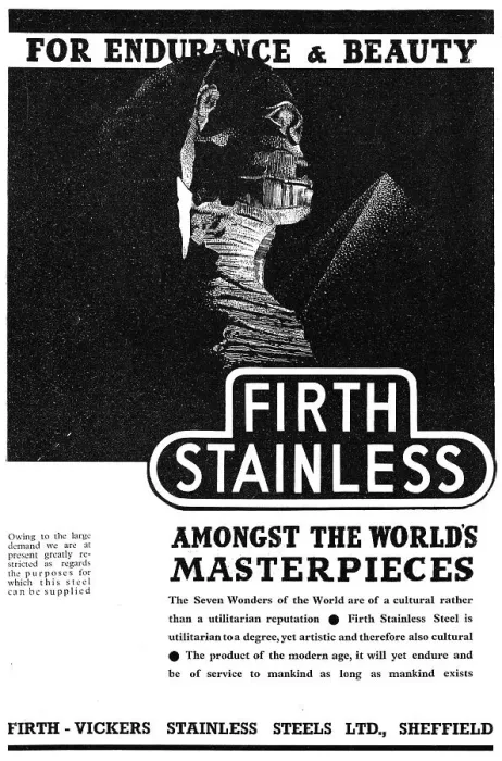 Framed Print : Firth-Vickers Stainless Steels Framed Print : Firth-Vickers Stainless Steels