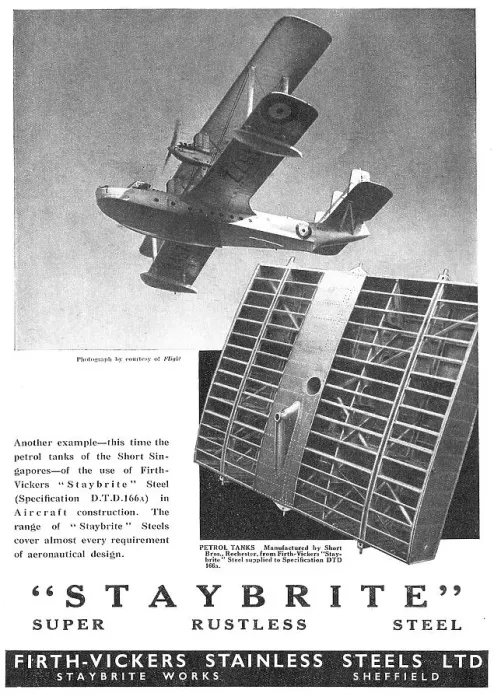 Framed Print : Firth-Vickers Stainless Steels: Staybrite DTD 166a Framed Print : Firth-Vickers Stainless Steels: Staybrite DTD 166a