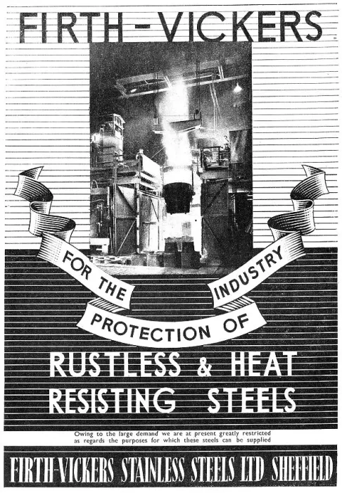 Framed Print : Firth-Vickers Staybrite Stainless Steels Framed Print : Firth-Vickers Staybrite Stainless Steels