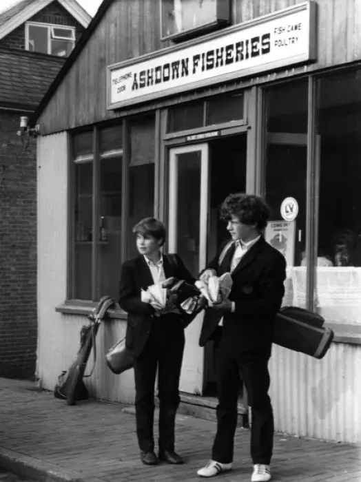Framed Print : FISH & CHIPS 1967 Framed Print : FISH & CHIPS 1967